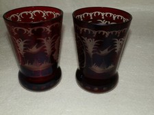 Böhmische rubin glas gebraucht kaufen  Moormerland