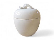 Haeger white apple for sale  East Hampton