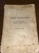 Puppo analisi infinitesimale usato  Palmanova