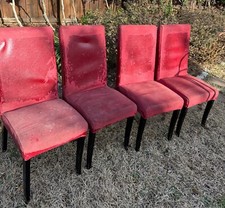 chairs red leather faux for sale chairs red leather faux for sale Dallas