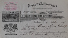 Facture bordeaux 1889 d'occasion  Nantes-