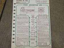 Fiche technique rta d'occasion  Beaumont-de-Lomagne