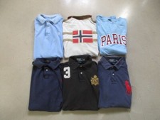 Lot polos shirt d'occasion  Solliès-Pont