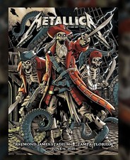 PÓSTER EVENTO METALLICA M72 RAYMOND JAMES STADIUM TAMPA FLORIDA 6/6/25 601/900 segunda mano  Embacar hacia Mexico