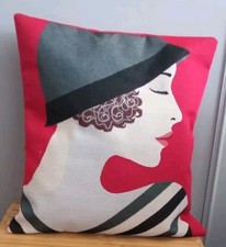 Housses coussins visages d'occasion  Saint-Chamond