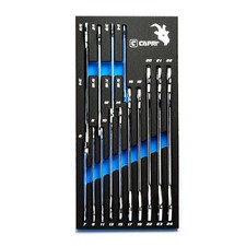 Capri Ferramentas super fino Conjunto De Chave de extremidade aberta, Metric & SAE, 14 Peças comprar usado  Enviando para Brazil