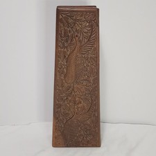 Linda Caixa Decorativa Antiga ESCULPIDA À MÃO Madeira 14" Caixa Pássaros + Trabalho de Pergaminho comprar usado Linda Caixa Decorativa Antiga ESCULPIDA À MÃO Madeira 14" Caixa Pássaros + Trabalho de Pergaminho comprar usado  Enviando para Brazil