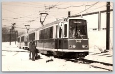 Carrinho de bonde RPPC MBTA 3416 Park Street Boston MA UNP cartão postal F17, usado comprar usado  Enviando para Brazil