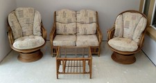Conservatory cane furniture for sale  NORTHAMPTON