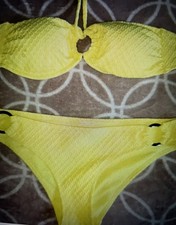 Bikini neon gelb gebraucht kaufen  Hamburg