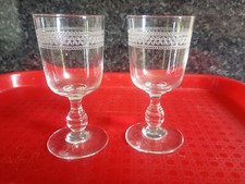 Verres pieds cristal d'occasion  Tannay