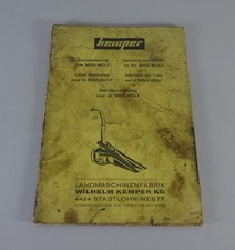 Manual de operação/manual triturador de milho Kemper comprar usado  Enviando para Brazil