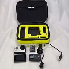 GoPro HERO 3 Pacotes com LCD BacPac Tela Sensível Ao Toque, Controle Remoto, Carregador, Estojo - Testado comprar usado  Enviando para Brazil