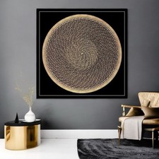 Usado, Pintura grande pintada à mão original tibetana Om mandala chakra Yoga Thangka A++ comprar usado  Enviando para Brazil