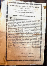 Antico documento congregazione usato  Ardea