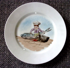 Ancienne assiette décor d'occasion  Céret