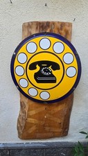 Insegna smaltata telefonica usato  Vigevano