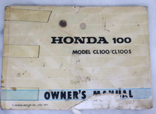 Usado, Usado HTF Original OEM 1971 Honda 100cc Motocicleta CL100 CL100S Manual do Proprietário K2 comprar usado  Enviando para Brazil
