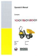 Wacker neuson dumper usato  Spedire a Italy