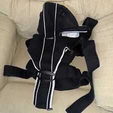 Baby Bjorn Miracle Baby transportador estruturado preto mistura de algodão comprar usado  Enviando para Brazil