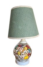 Usado, Lâmpada decorativa de vidro cheia de dados 13,5" funciona comprar usado  Enviando para Brazil