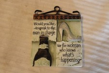 Resin wall plaque for sale  Edgewood