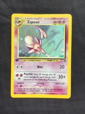 Pokemon Cards: Neo Discovery 1ª Edição Raro Holo: Espeon 1/75 comprar usado  Enviando para Brazil
