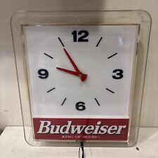 Budweiser wall clock for sale  Plainview