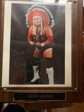 Wahoo mcdaniel signed for sale  Boone