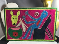 Huichol yarn painting for sale  Vancouver