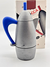 Cafeteira/espresso Carlo Giannini ITÁLIA Chicca pós-moderna elegante azul comprar usado  Enviando para Brazil