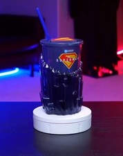 Usado, Copo Tumbler Superman Movie 2025 iluminado com palha Cinemark nova pré-venda 11 de julho comprar usado  Enviando para Brazil
