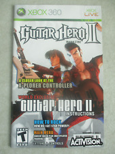 SOMENTE MANUAL ORIGINAL GUITAR HERO II XBOX 360 comprar usado  Enviando para Brazil