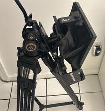Trípode de video Cayer BV30L con cabezal K3 y combo de pantalla teleprompter Moman segunda mano  Embacar hacia Mexico