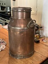 Copper milk churn for sale  MARKET RASEN