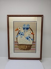 Vintage framed needlepoint for sale  Cary