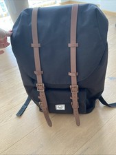 Herschel rucksack schwarz gebraucht kaufen  Loiching