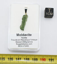 Collier pendentif moldavite d'occasion  Pégomas