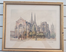 Gravure cathédrale saint d'occasion  Saint-Loubès