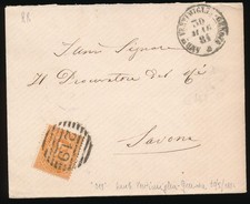 1881 storia postale usato  Lecco