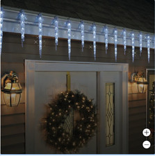 White icicle lights for sale  Ray