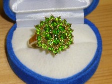 Chromdiopsid massiv ring gebraucht kaufen  Münster