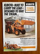 Kubota power loaders for sale  RUSHDEN