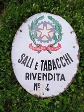 Insegna pubblicitaria smaltata usato  Tolentino