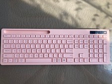 Teclado sem fio rosa SK60-3, sem mouse comprar usado  Enviando para Brazil