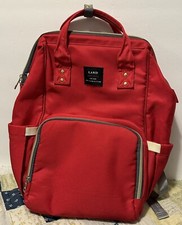 Mochila de lona vermelha para fraldas para mamãe e bebê LAND comprar usado  Enviando para Brazil