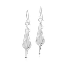 Brincos femininos de prata esterlina 925 Flower Pod lírio Calla comprar usado  Enviando para Brazil