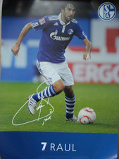 Poster schalke raúl gebraucht kaufen  Deutschland