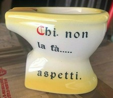 Souvenir ceramica posacenere usato  Giarre