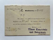 Postkarte 1907 steinfabrik gebraucht kaufen  Raubling